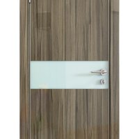 Дверь межкомнатная DO-509 Сосна глянец/стекло Белое