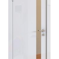 Дверь межкомнатная DO-507 Белый глянец/зеркало Бронза