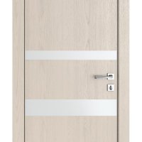 Дверь межкомнатная DO-512 Ясень капучино/Снег