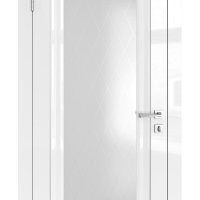 Дверь межкомнатная DO-PG6 Белый глянец/Ромб