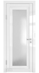 Дверь межкомнатная DO-PG6 Белый глянец/Ромб