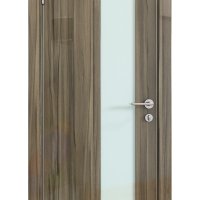 Дверь межкомнатная DO-504 Сосна глянец/стекло Белое