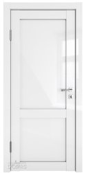 Дверь межкомнатная DG-OPTIMA Белый глянец