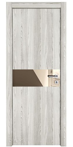 ШИ дверь DO-609 Айс/зеркало Бронза