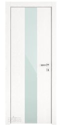 Дверь межкомнатная DO-510 Жемчуг/стекло Белое