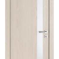 Дверь межкомнатная DO-507 Ясень капучино/Снег