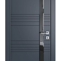 Дверь межкомнатная DO-514 Мэджик ПЭТ/стекло Черное