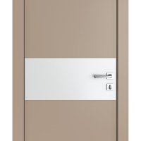 Дверь межкомнатная DO-501 Латте софт/Снег