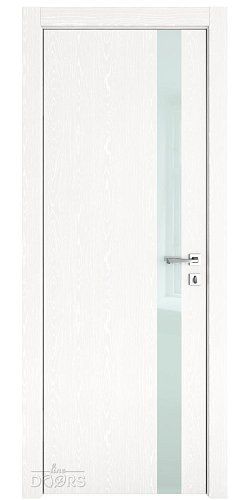 ШИ дверь DO-607 Жемчуг/стекло Белое