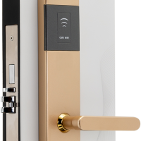 Электронный гостиничный онлайн замок HSU-9910BT-YG