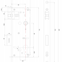 Электронный гостиничный замок HSU-9939-S