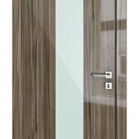 Дверь межкомнатная DO-510 Сосна глянец/стекло Белое