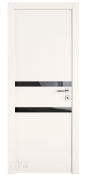 ШИ дверь DO-613 Сливки/стекло Черное ШИ дверь DO-613 Сливки/стекло Черное