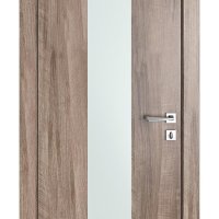 ШИ дверь DO-610 Орех седой светлый/Снег