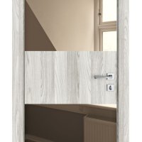 Дверь межкомнатная DO-508 Айс/зеркало Бронза