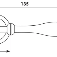 Дверная ручка CC-2 OBA