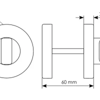 Завертка сантехническая LUX-WC-R5 OSA