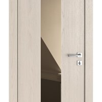 ШИ дверь DO-610 Ясень капучино/зеркало Бронза