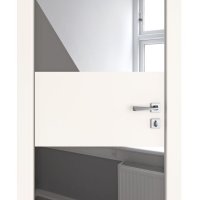 Дверь межкомнатная DO-508 Сливки/Зеркало