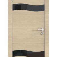 Дверь межкомнатная DO-503 Неаполь/стекло Черное