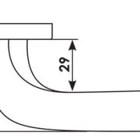 Дверная ручка COMETA R5 CAFFE