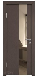 Дверь межкомнатная DO-504 Бронза/зеркало Бронза