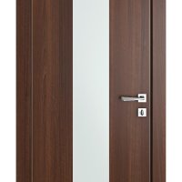 ШИ дверь DO-610 Орех тисненый/Снег