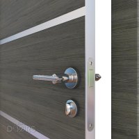 Дверь межкомнатная DG-505 Ольха темная