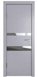 Дверь межкомнатная DO-512 Металлик/Зеркало Дверь межкомнатная DO-512 Металлик/Зеркало