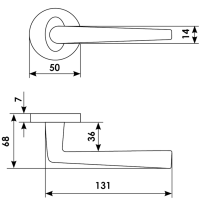 Дверная ручка THE FORCE R5 OSA