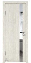 Дверь межкомнатная DO-507 Белая лиственница/Зеркало