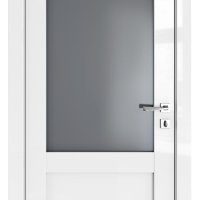 Дверь межкомнатная DO-OPTIMA1 Белый глянец