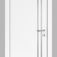 Дверь межкомнатная DG-506 Белый бархат