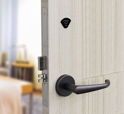 Электронный гостиничный онлайн замок HSU-9905BT-PG