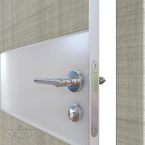 ШИ дверь DO-601 Серый дуб/Снег