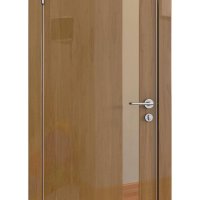 Дверь межкомнатная DO-507 Анегри темный/зеркало Бронза