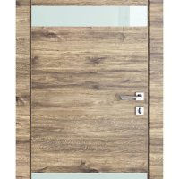 ШИ дверь DO-602 Лофт светлый/стекло Белое