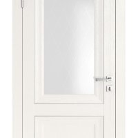 Дверь межкомнатная DO-PG2 Белый ясень/Ромб