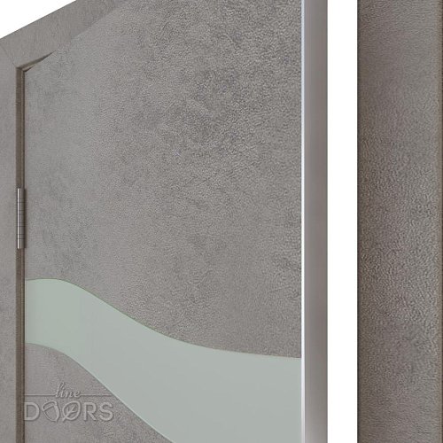 ШИ дверь DO-603 Бетон светлый/Снег