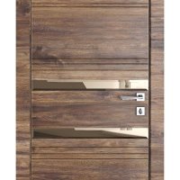 ШИ дверь DO-615 Лофт темный/зеркало Бронза