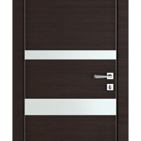 ШИ дверь DO-612 Венге горизонтальный/Снег