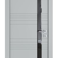 Дверь межкомнатная DO-514 Силк маус/стекло Черное