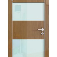 Дверь DO-508 Анегри темный/стекло Белое Скидка 50 %!