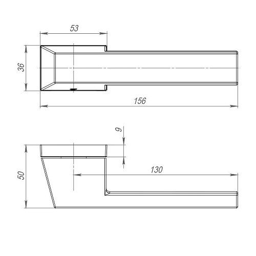 Ручка Armadillo (Армадилло) раздельная K.UCS36.BRICK (BRICK UCS) MWSC-33 итальянский тисненый