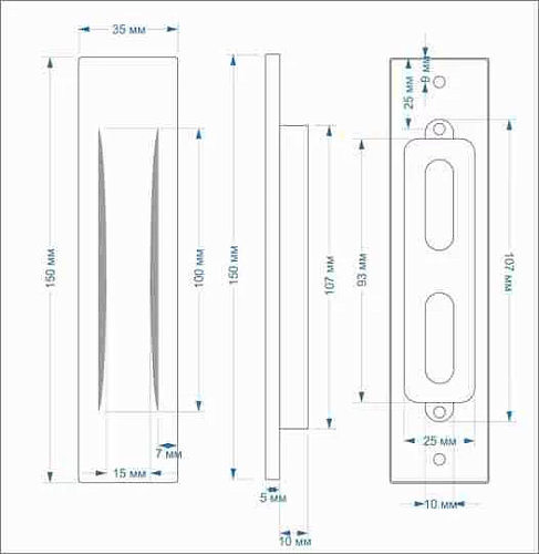 Ручки-купе SDH-03 SN