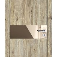 ШИ дверь DO-609 Рустик натуральный/зеркало Бронза