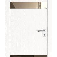 Дверь межкомнатная DO-502 Жемчуг/зеркало Бронза