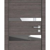 ШИ дверь DO-612 Ольха темная/Зеркало