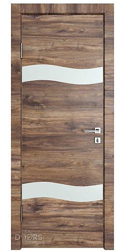 Дверь межкомнатная DO-503 Лофт темный/Снег