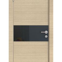 Дверь DO-501 Неаполь/стекло Черное Скидка 50 %!